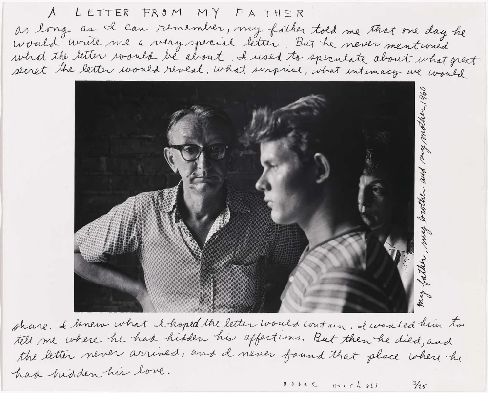 Duane Michals - A Letter from my Father. 1960–1975, Carnegie Museum of Art