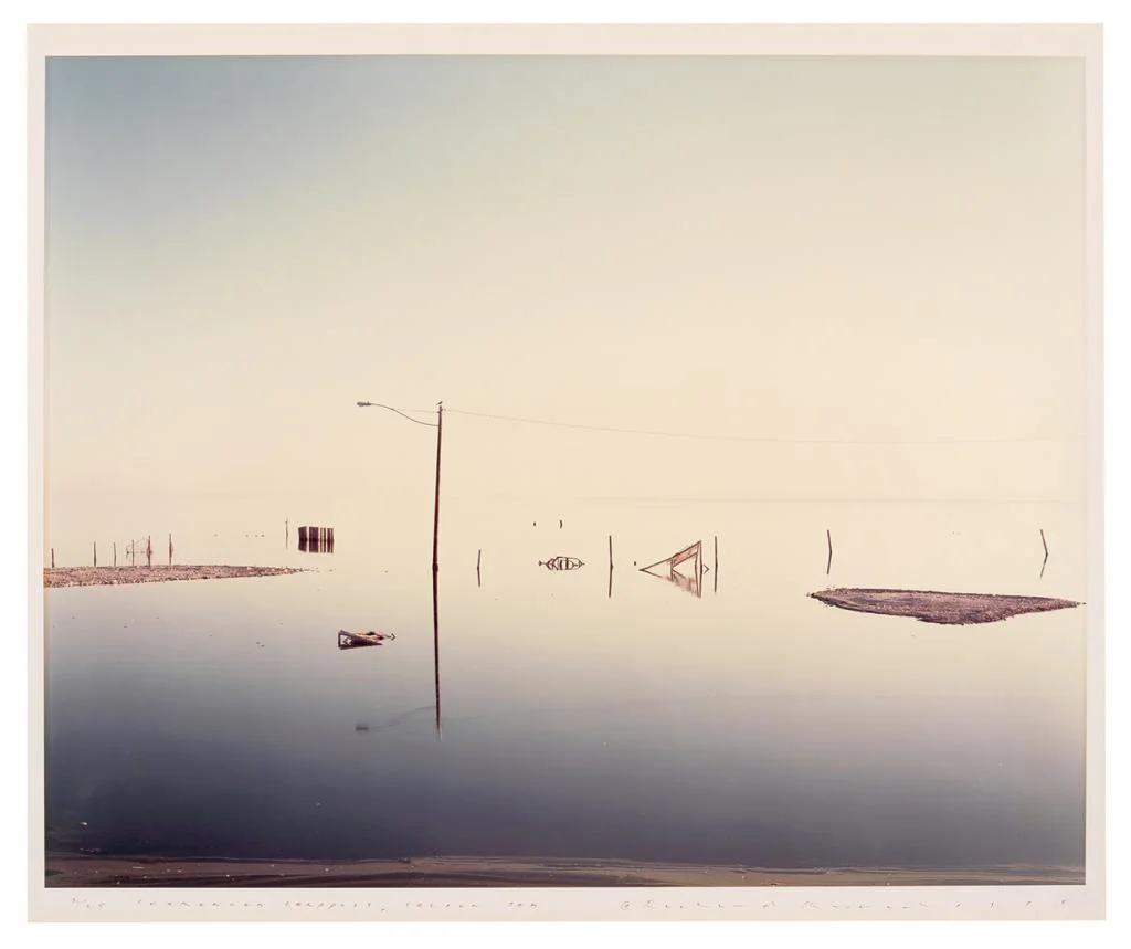 Misrach - Submerged Lamppost 1985