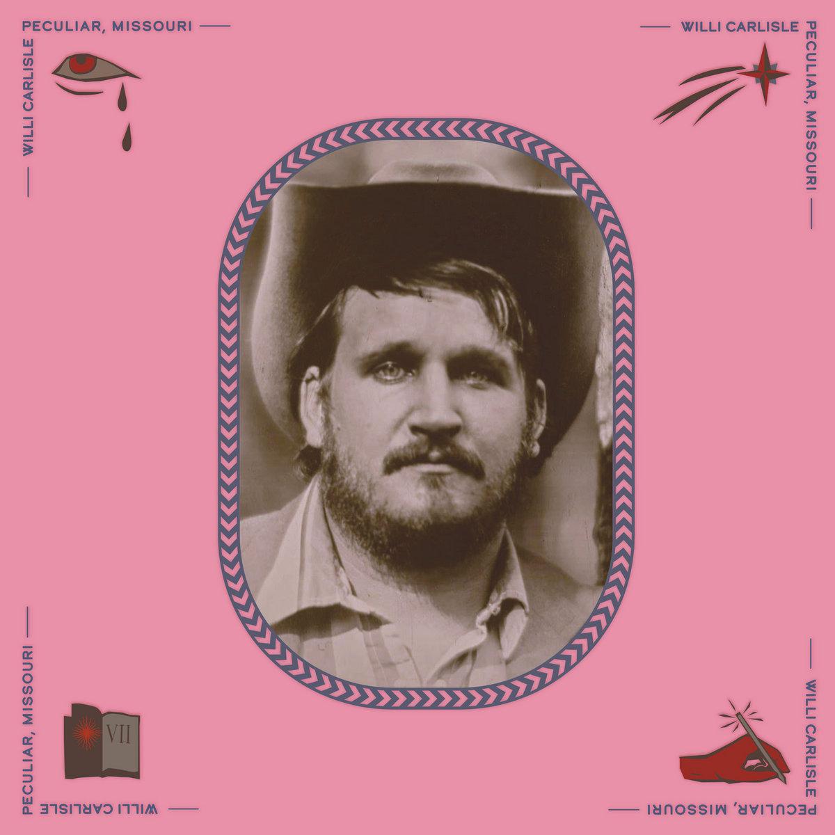 The cover of Willi Carlisle' vinyl album, Peculiar Missouri, with cover image by tintype photographer Chuck Davis.